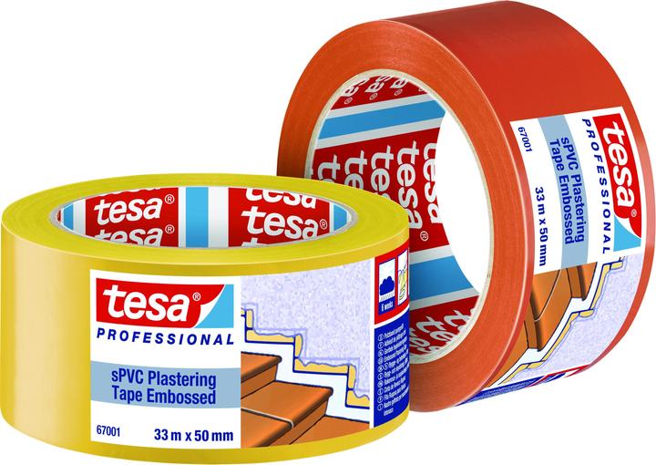 Actual product image tesa sPVC plaster tape cross-grooved (30 mm)