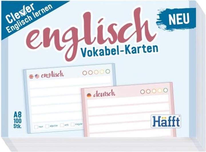 Produktbild Vokabelkarte (A8, 190 g/m², 100 x)