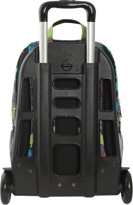 Actual product image Comix Unisex Kids' School Backpack Trolley with LED Lights and Adjustable Handle