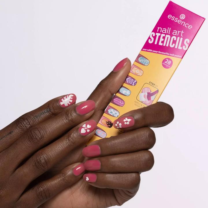 Produktbild essence Nagellack Nail Art Stencils (Nagellacktrockner, Weiss)