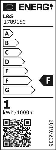Energy Label L&S LED strip Octopus warm white 24 V 10 W/m L. ( 3000550105 ) (Warm white, 500 cm)