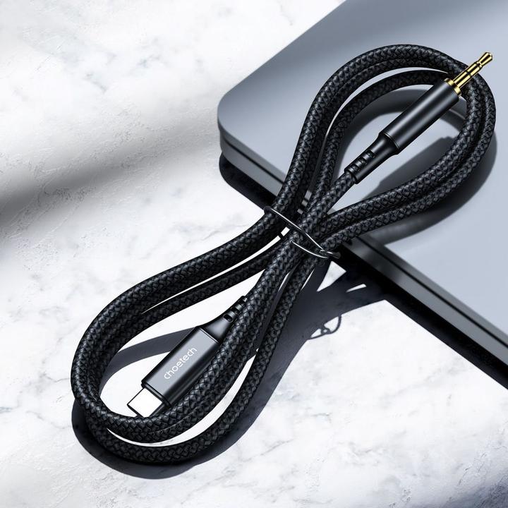 Actual product image Choetech USB C — 3.5mm jack (2 m, AUX cable)