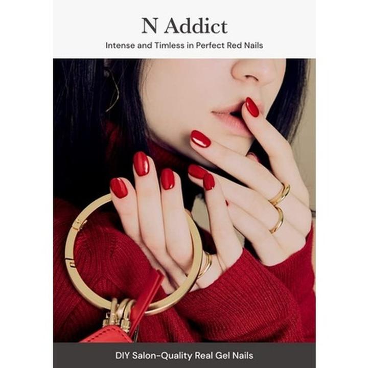 Produktbild Ohora Semi Cured Gel Nail Strips N Addict - Funktioniert mit jeder Nagellampe Salon-Qualität Lang (Kunstnägel, Addict)