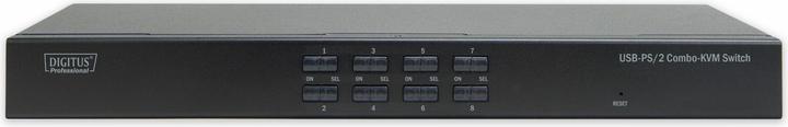 Produktbild Digitus 8-fach Kombo-KVM Switch 1 Benutzer 8 PCs Modul Slot für IP Modul
