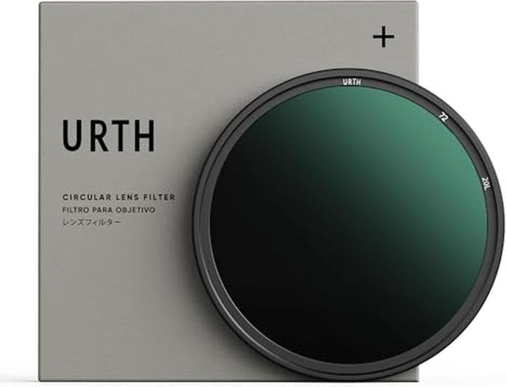 Urth 72mm ND1000 (10 Stop) lensfilter (Plus+) (72 mm, ND / grijsfilter, 72 mm)