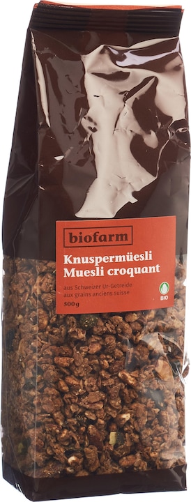 Actual product image Biofarm müesli croustillants aux grains anciens bourgeon CH (500 g)