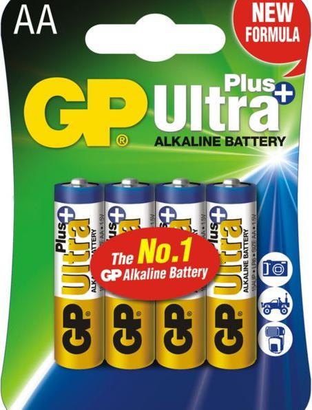 Image du produit GP Batteries 1x4 GP ULTRA PLUS Alcaline 1,5V AA Mignon LR06 03015AUPETA-B4 (4 pcs, AA)