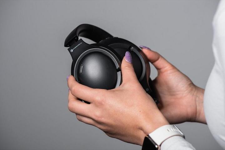 Immagine prodotto Forcell Wired headphones F-AUDIO Vibe ANC wireless headphones bluetooth ANC + TUYA APP black (ANC, 20 h, Senza fili)