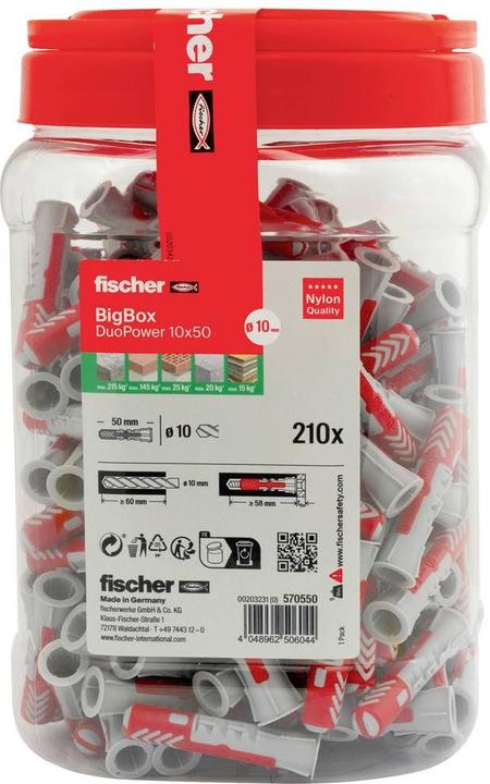 Produktbild Fischer DuoPower 10x50 BigBox (210) (1 Stk.)