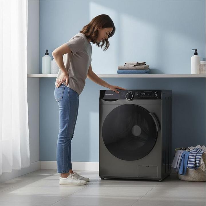 Produktbild Kibernetik SmartEdition SEW513 9kg Waschmaschine A Titan (9 kg, Links)