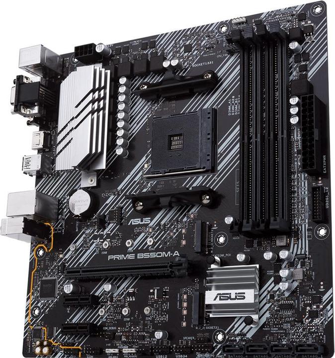 Actual product image ASUS PRO B550M-C/CSM (AM4, AMD B550, mATX)