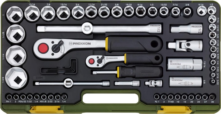 Produktbild Proxxon Steckschlüsselsatz (1/2", 1/4")