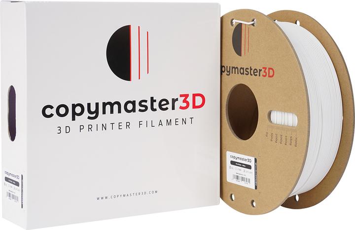 Actual product image Copymaster3D PLA Matte Filament for 3D Printer, 1.75 mm, Matte White (PLA, 1.75 mm, 1244 g, White)