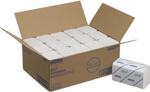Produktbild Kimberly-Clark SCOTT®-Performence Handtücher Interfold, weiss, 3180 Tücher (1 x)
