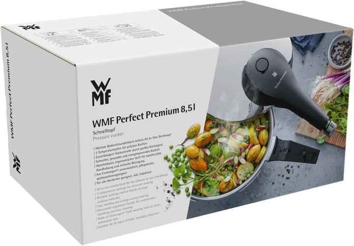 Actual product image WMF Schnellkochtopf 8,5l Dampfkochtopf Perfect Premium Induktion Edelstahl 18/10 (Steam cooker, 22 x 23 cm)