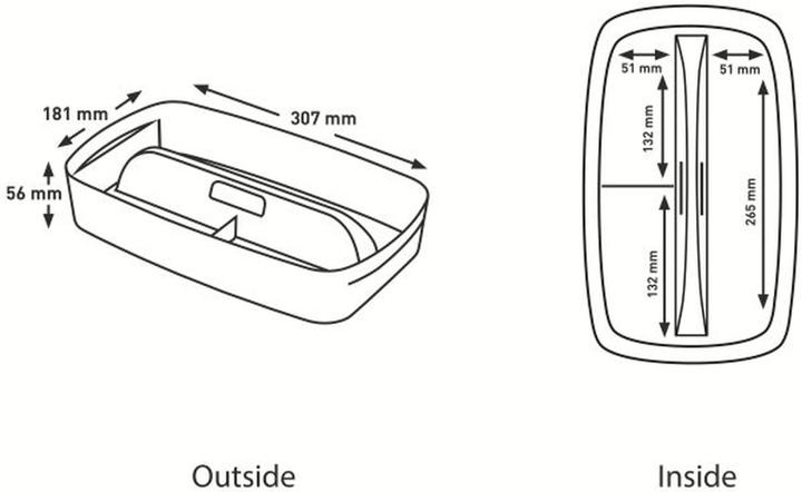 Actual product image Leitz My Box (31 x 5.5 x 18 cm, 5 l)