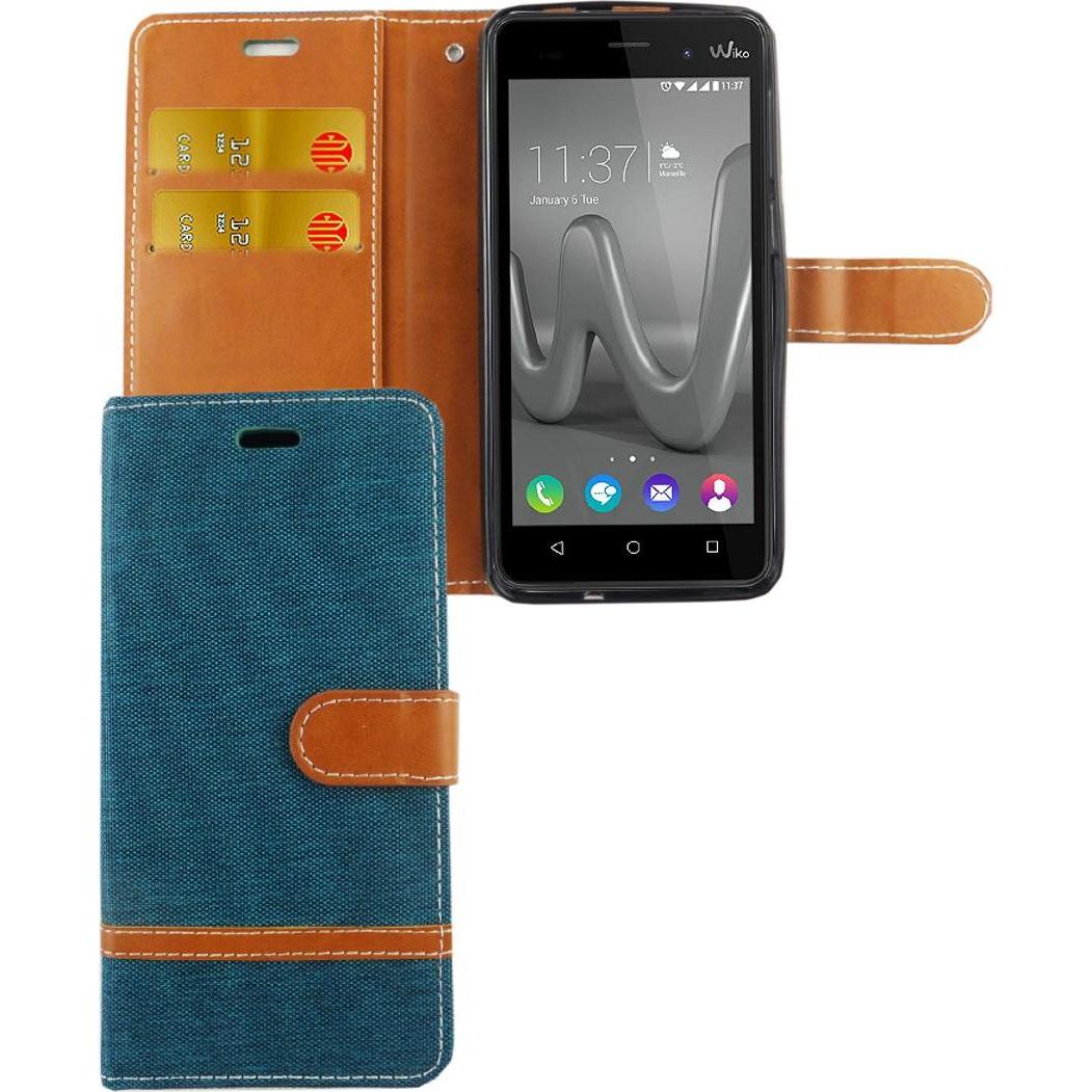Thumbnail - König Design Hülle Handy Schutz für Wiko Jerry Max Case Cover Tasche Wallet Etui Handyhülle (Wiko Jerry Max), Smartphone...