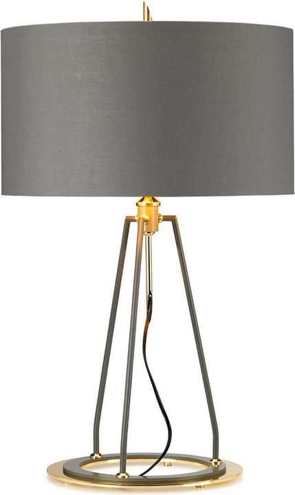 Dunkelgrau Poliertes Gold