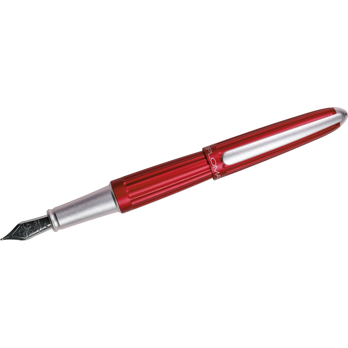 Diplomat, Schreibstifte, Füllhalter Aero rot F (Rot, 1 x)