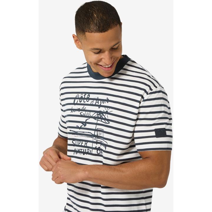 Immagine prodotto Super Natural Stripe Cote D'Azur Bio Jersey Tee (S)