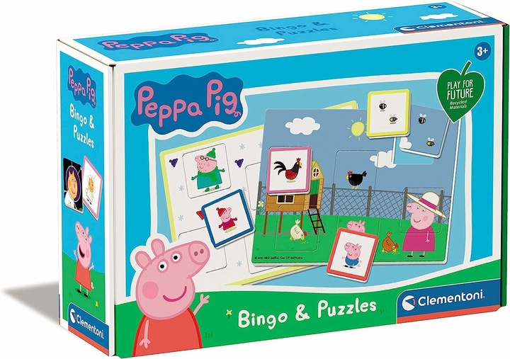 Immagine prodotto Clementoni Peppa Pig - Gioco del Bingo (Multilingue)