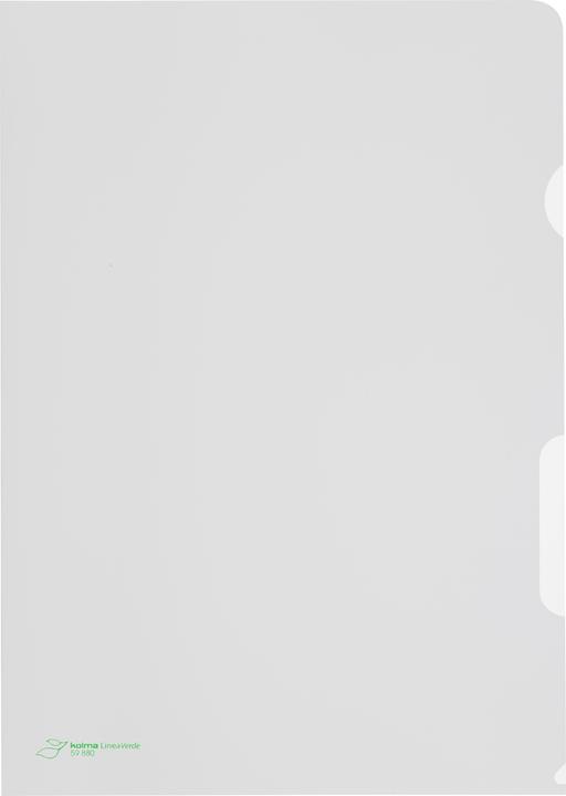 Kolma Sichtmappe LineaVerde A4 Recycling genarbt strong farblos (A4, 100 x)