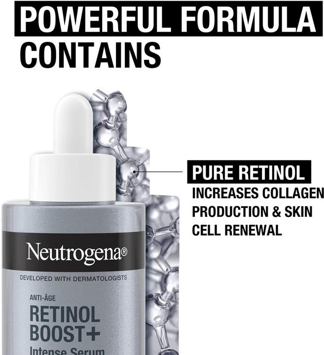 Actual product image Neutrogena Retinol Boost Intense Night Serum (30 ml)