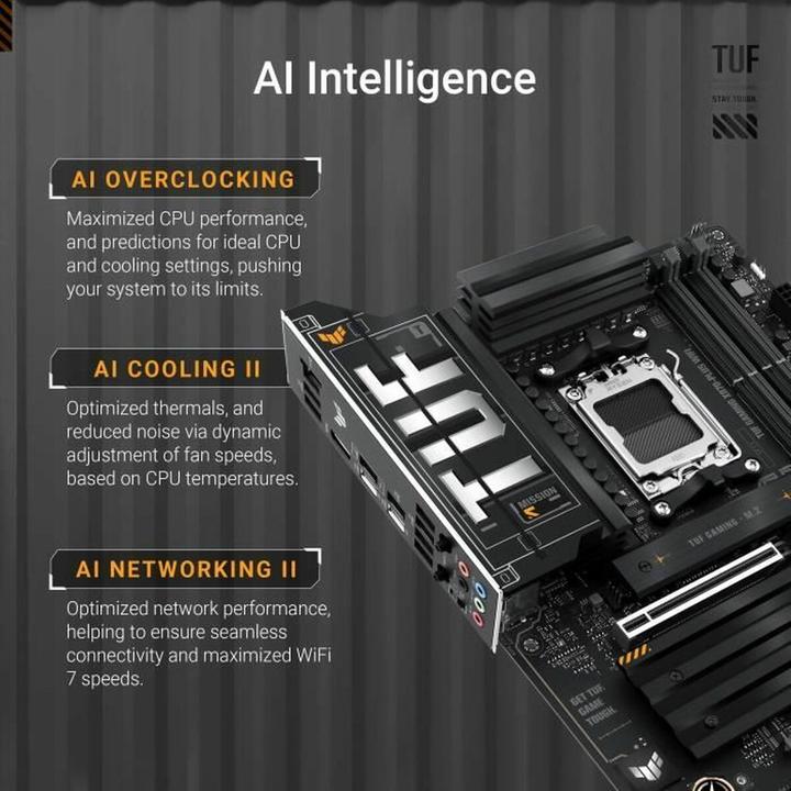 Produktbild ASUS TUF GAMING X870-PLUS WIFI (AM5, AMD X870, ATX)