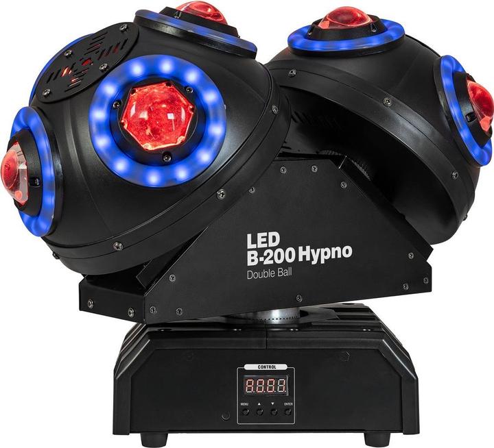 Actual product image Eurolite LED B-200 Hypno Double Ball beam effect