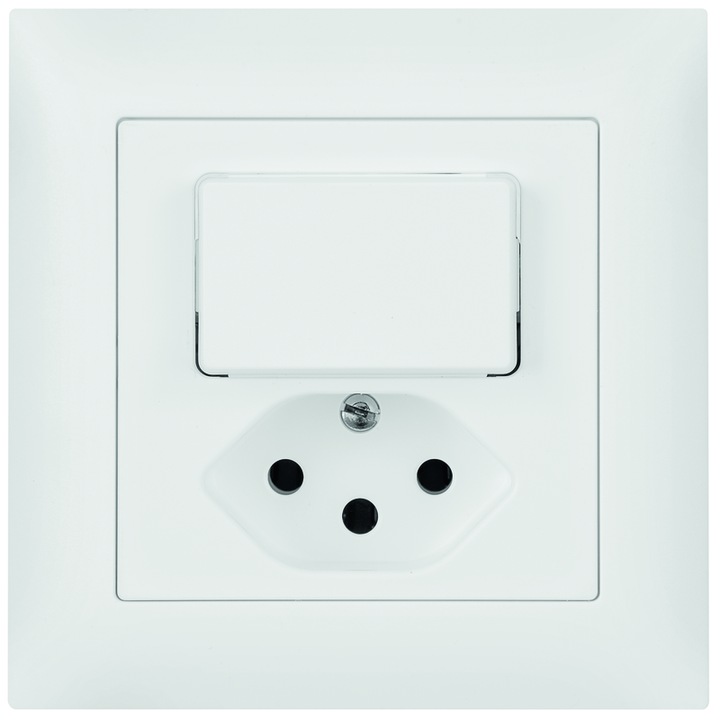 Actual product image Steffen Flush-mounted combination pushbutton S-Ö/1p.//T13 ws