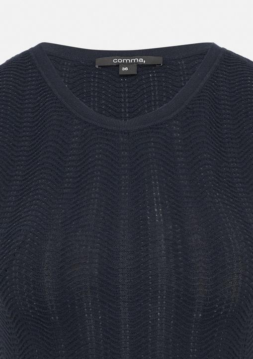 Actual product image Comma Strickpullunder Slim-Fit-Stricktop mit Strukturmuster (40)