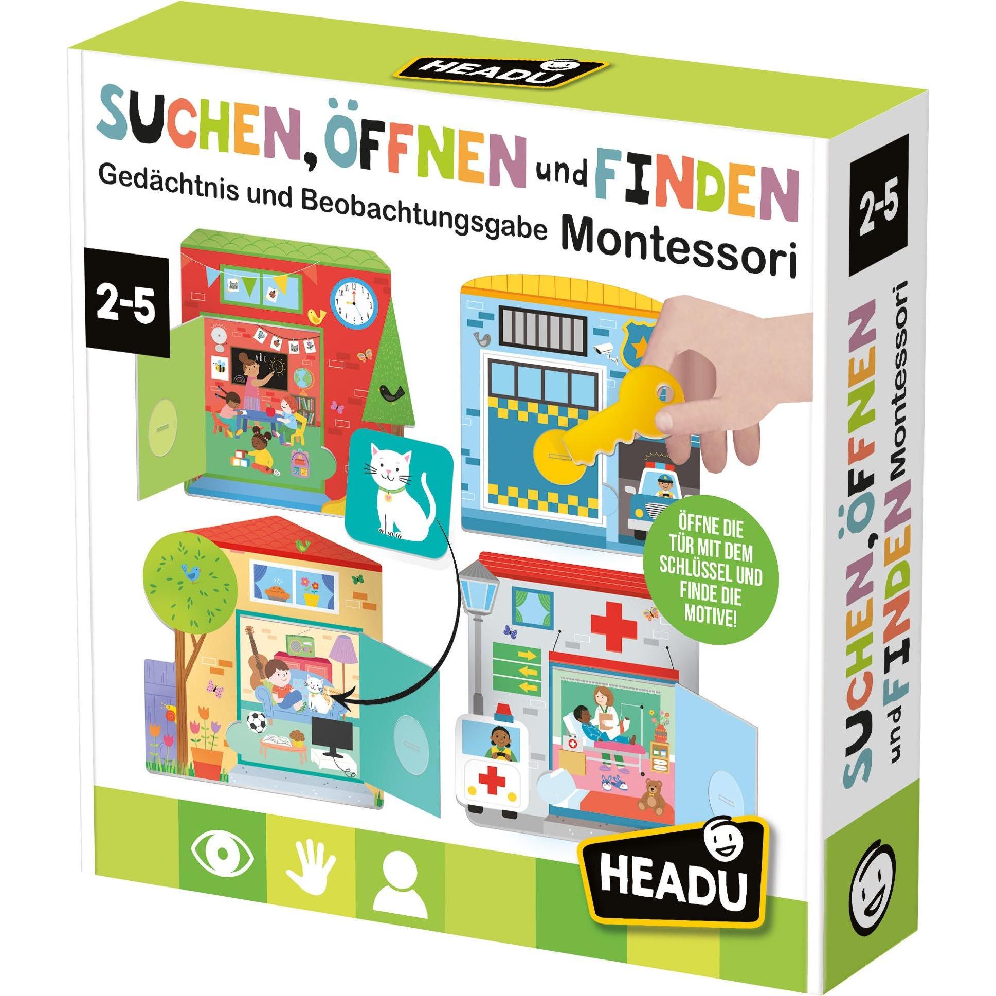 Headup Games Suchen, Öffnen und Finden Montessori