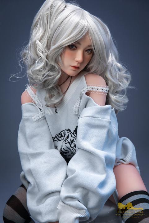 Irontech Hybrid Sex Doll Misa Mit Silikon Kopf Und TPE Körper 154