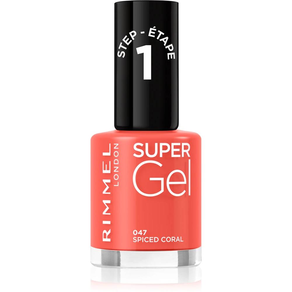 Rimmel London, Nagellak, Super Gel STAP1 (047 Gekruid koraal, Email, Gel effect nagellak)