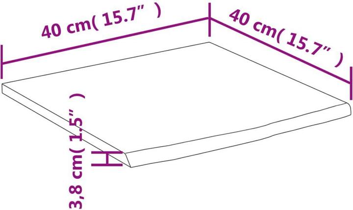 Actual product image vidaXL Wandregal