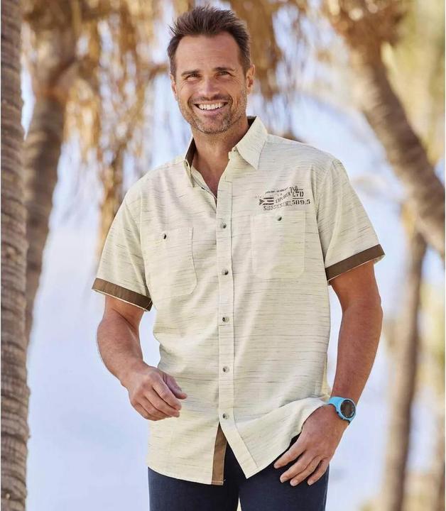 Immagine prodotto Atlas For Men Camicia Sahara in look screziato (XXL)