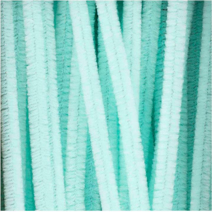 Image du produit Creativ Company Chenilledraht 50 Stück, Türkis, Länge: 30 cm (0.30 m)