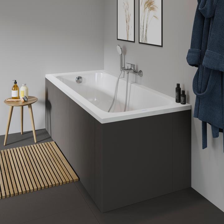 Image du produit Duravit Baignoire rectangulaire D-Code 75 x 170 cm blanc lisse 700097000000000 (120 l, 170 cm, 75 cm)