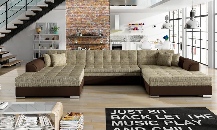 Actual product image ELTAP Vento (Sofa landscape, 5-seater, Sofa bed)