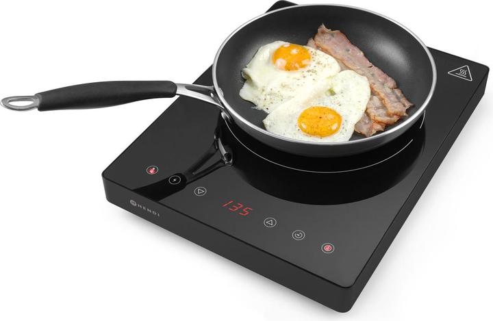 Produktbild Hendi Induktionskocher schwarz 230V 2000W Kitchen Line