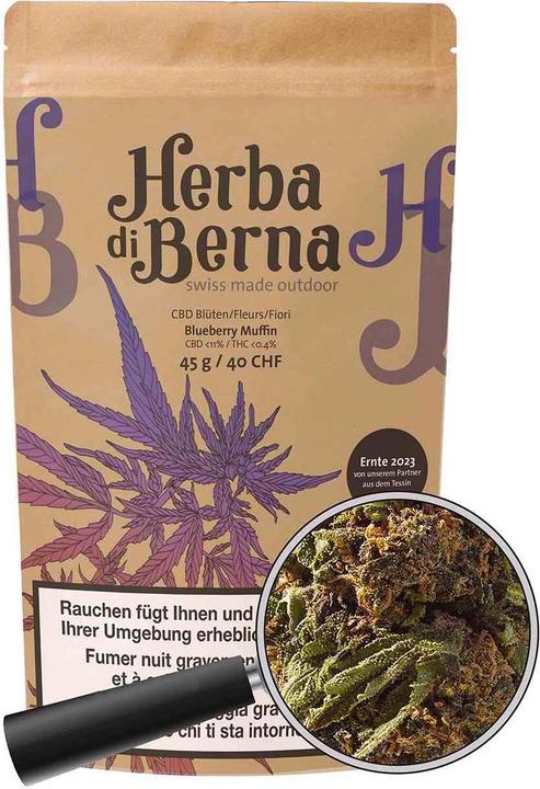 Produktbild Herba di Berna Blueberry Muffin (45 g, Outdoor)