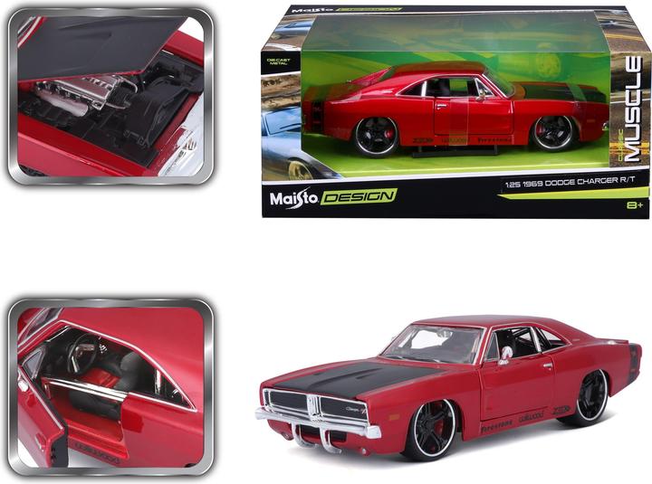 Actual product image Maisto Dodge Charger R/T 1969