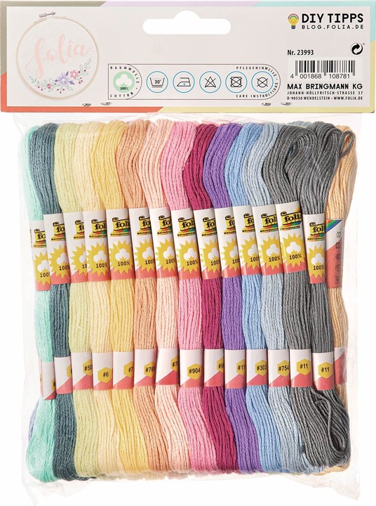 Actual product image Folia Embroidery thread (8 m)