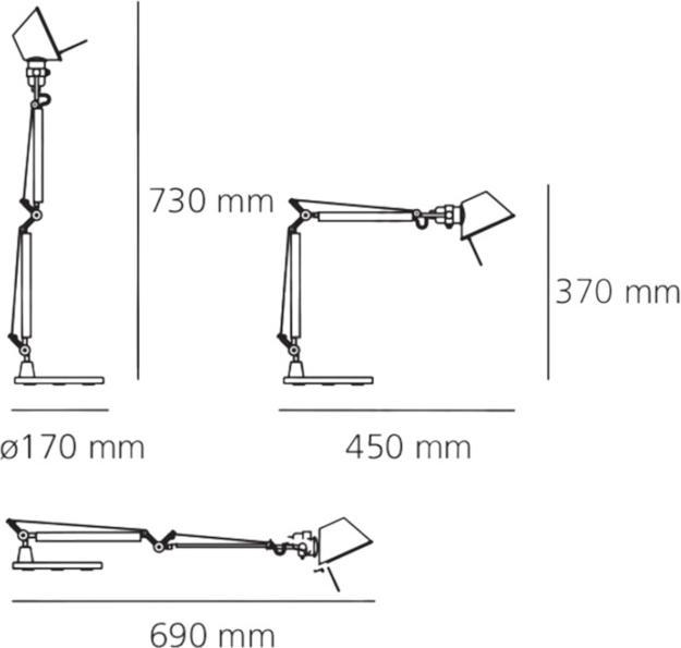 Produktbild Artemide Tolomeo Micro (E14)