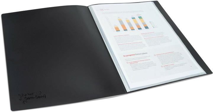 Produktbild Rapesco Präsentationsmappe Germ-Savvy A4 Schwarz (A4, 4x)