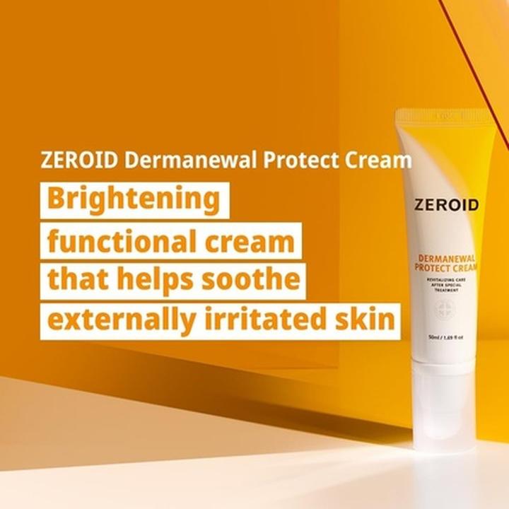 Actual product image Zeroid Dermanewal Protect Cream Korean Dermocosmetic Revitalizing Care (50 ml, Face toner)