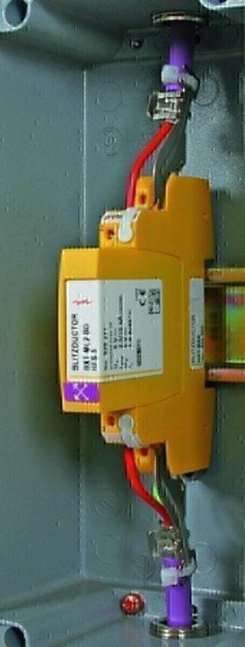 Actual product image Dehn EMC spring terminals for shield contacting 920395