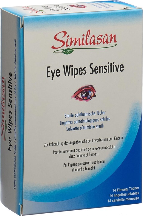 Immagine prodotto Similasan Salviette per gli occhi Sensitive (Lembi, 125 ml, Giorno + Notte)