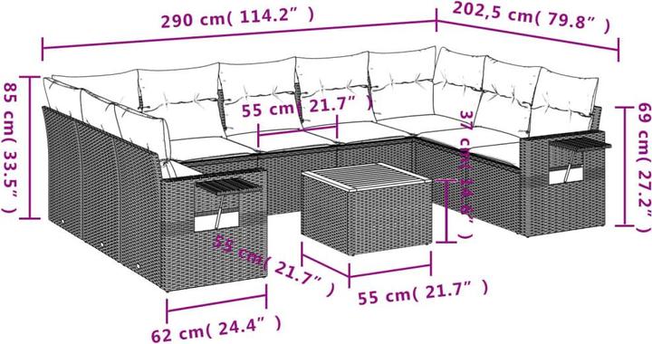 Produktbild vidaXL Forest