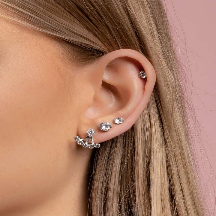 Image du produit Bijouteria Clous d'oreille (Zircone, Titane)